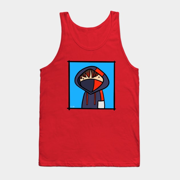 Cute Muselk Doodle Tank Top by Sketchy